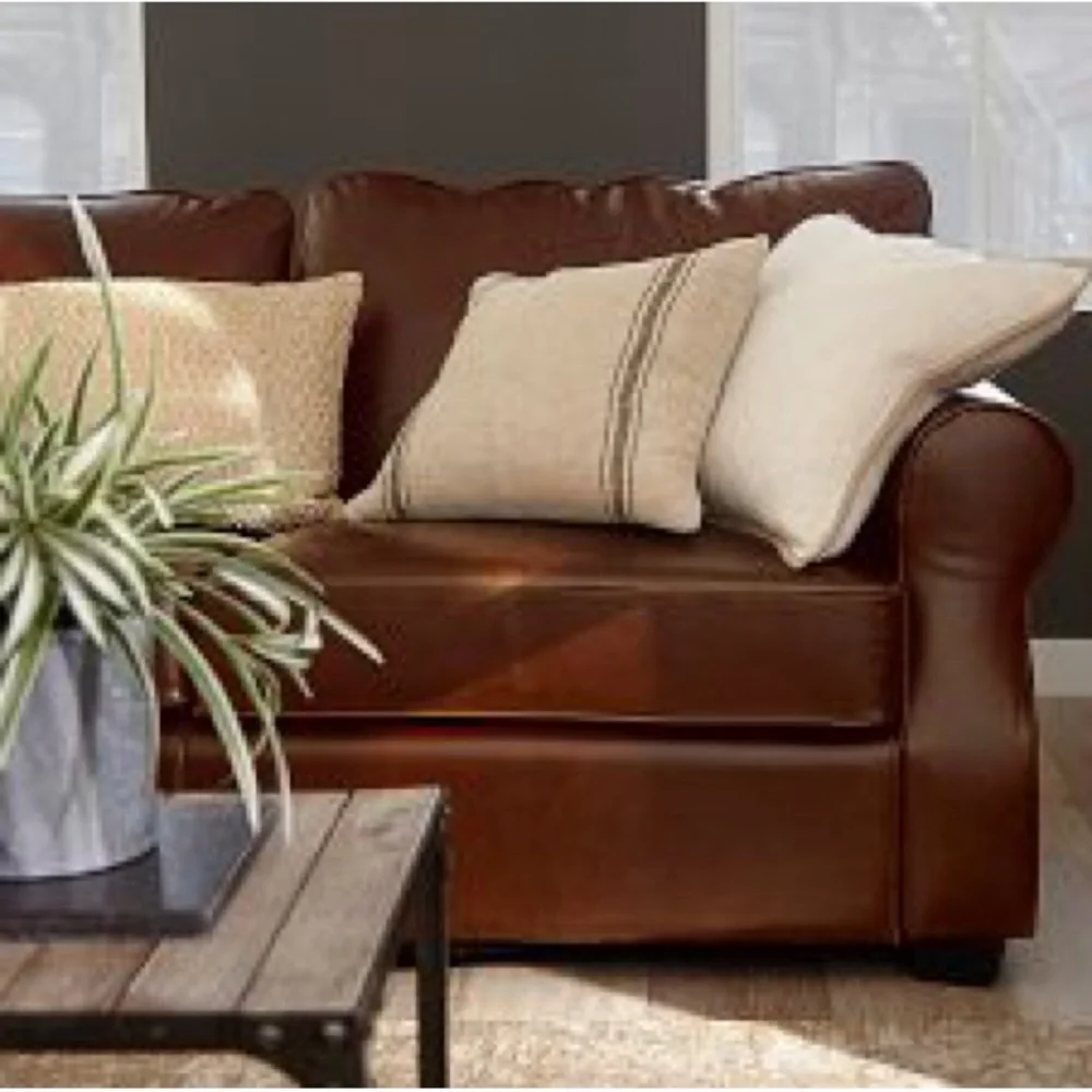 New Pottery Barn Linen Pieced Grainsack Stripe Pillow Cover, 18” - Picture 2 of 14